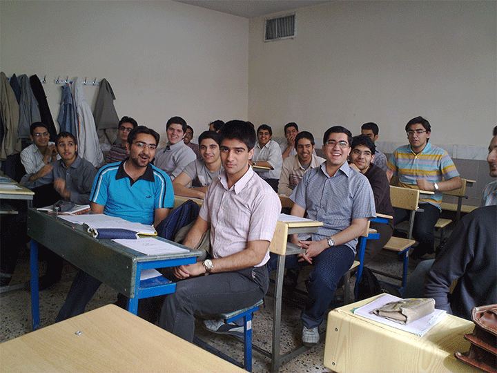 دبیرستان شهیدهاشمی نژاد یک - سمپاد مشهد - کلاس درس - استاد مرتضی محمدی - 1388