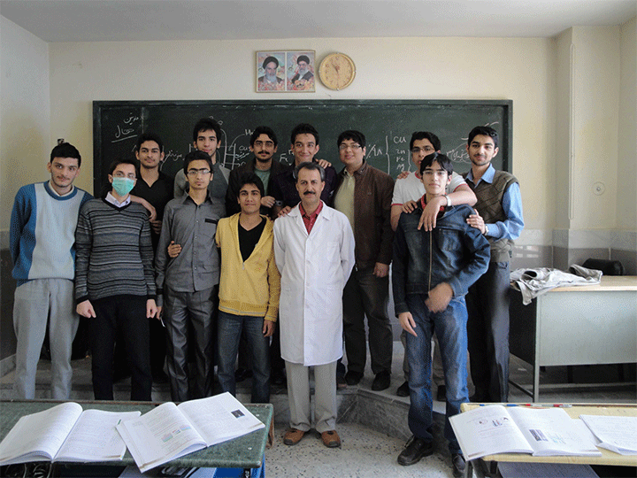 دبیرستان شهیدهاشمی نژاد یک - سمپاد مشهد - کلاس درس - استاد مرتضی محمدی - 1389